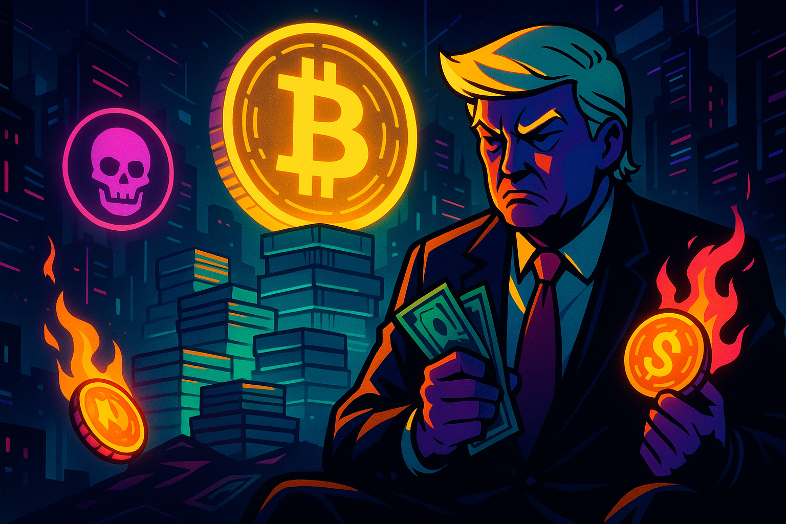 Trump Made $2.3B From Crypto. His Investors Lost $2.3B. Reuters Did the Math.